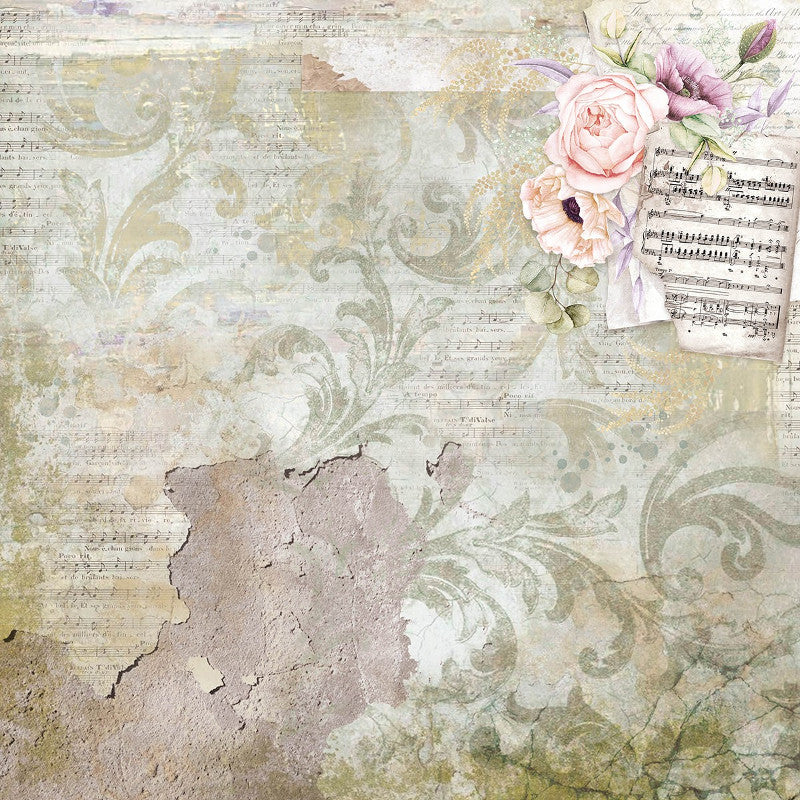 Scrapbook Papierblock 12"x12" - Cygne Noir