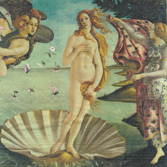 Serviette - Birth of Venus - Bastelschachtel - Serviette - Birth of Venus