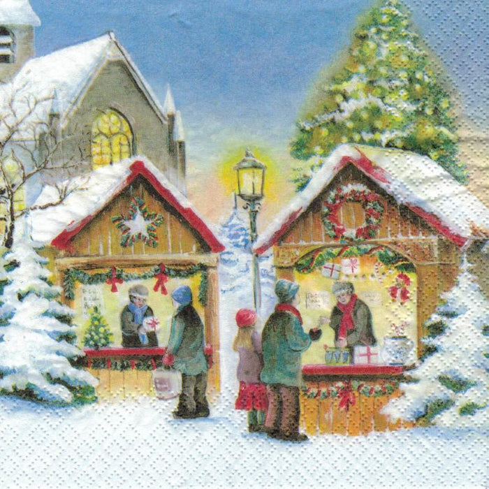 Serviette - Christmas market