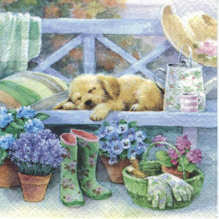 Serviette - Gardening break