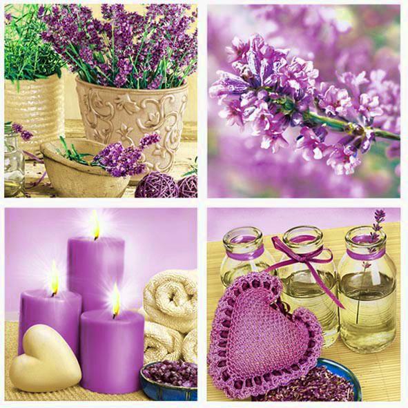 Serviette - Lavendeloase