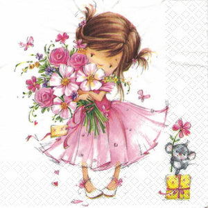 Serviette - Little princess - Bastelschachtel - Serviette - Little princess