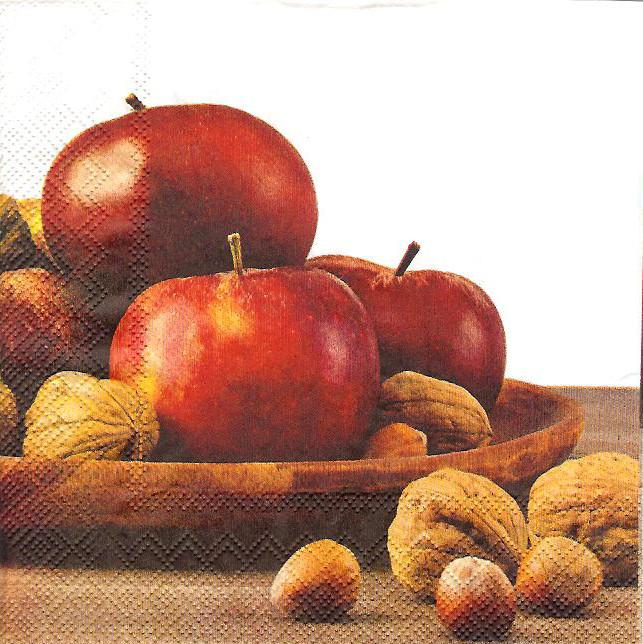 Serviette - Rote Äpfel