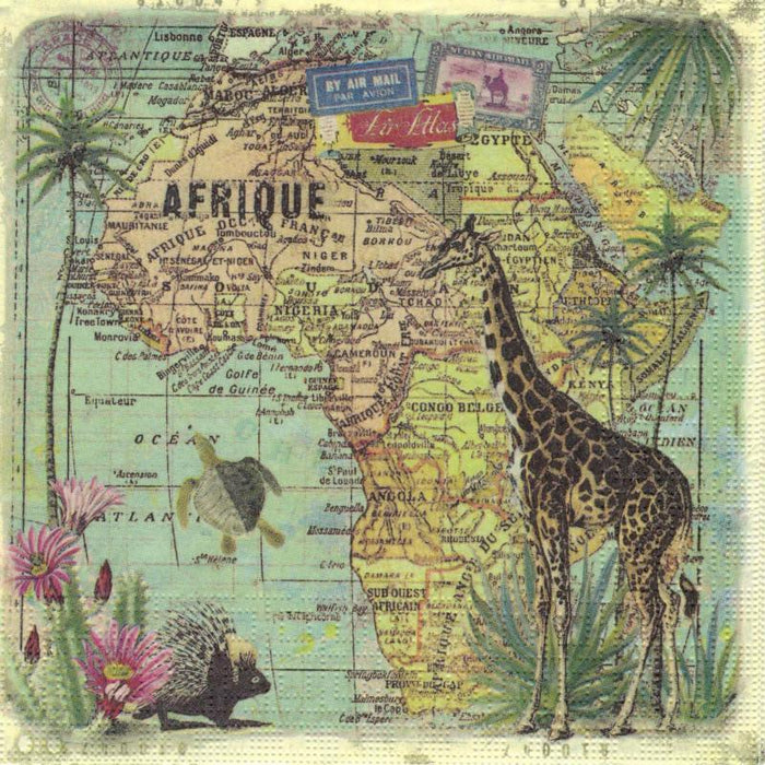 Serviette - Travel to Afrika