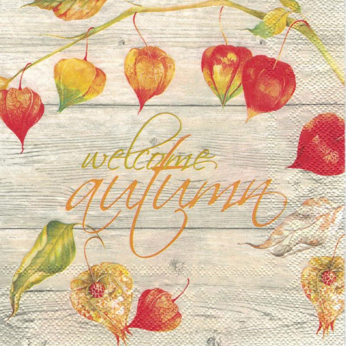 Serviette - Welcome autumn