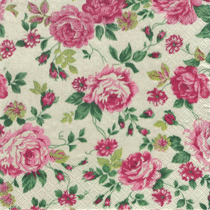 Serviette - Rose fabric