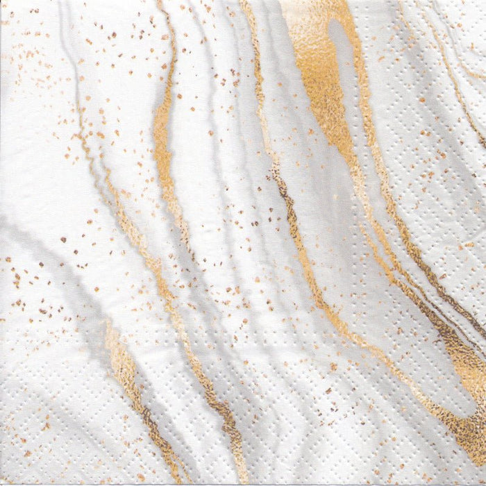 Serviette - Golded marble