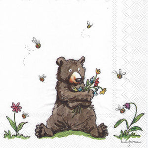 Serviette - Honey bear - Bastelschachtel - Serviette - Honey bear