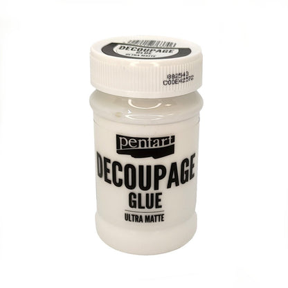Pentart Serviettenkleber 100ml - ultramatt - Bastelschachtel - Pentart Serviettenkleber 100ml - ultramatt