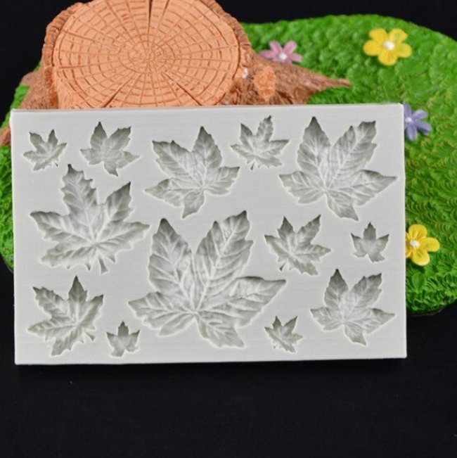 Silikonform - Ahornblätter - Bastelschachtel