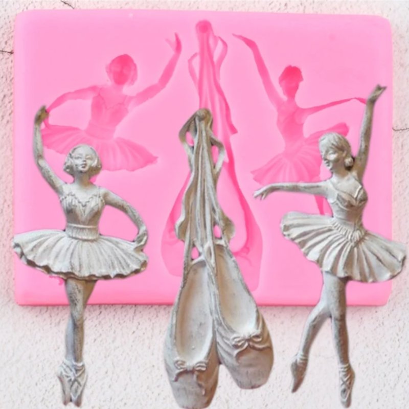 Silikonform - Ballett - Bastelschachtel