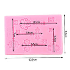 Silikonform - Baroque keys - Bastelschachtel