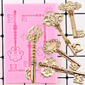 Silikonform - Baroque keys - Bastelschachtel