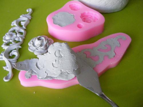 Silikonform - Blätter gemischt - Bastelschachtel