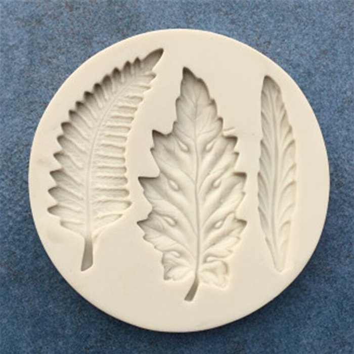 Silikonform - Blätter gemischt - Bastelschachtel