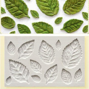 Silikonform - Blätter - Bastelschachtel - Silikonform - Blätter