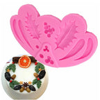 Silikonform - Christmas holly - Bastelschachtel