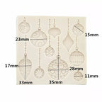 Silikonform - Christmas tree ornaments - Bastelschachtel