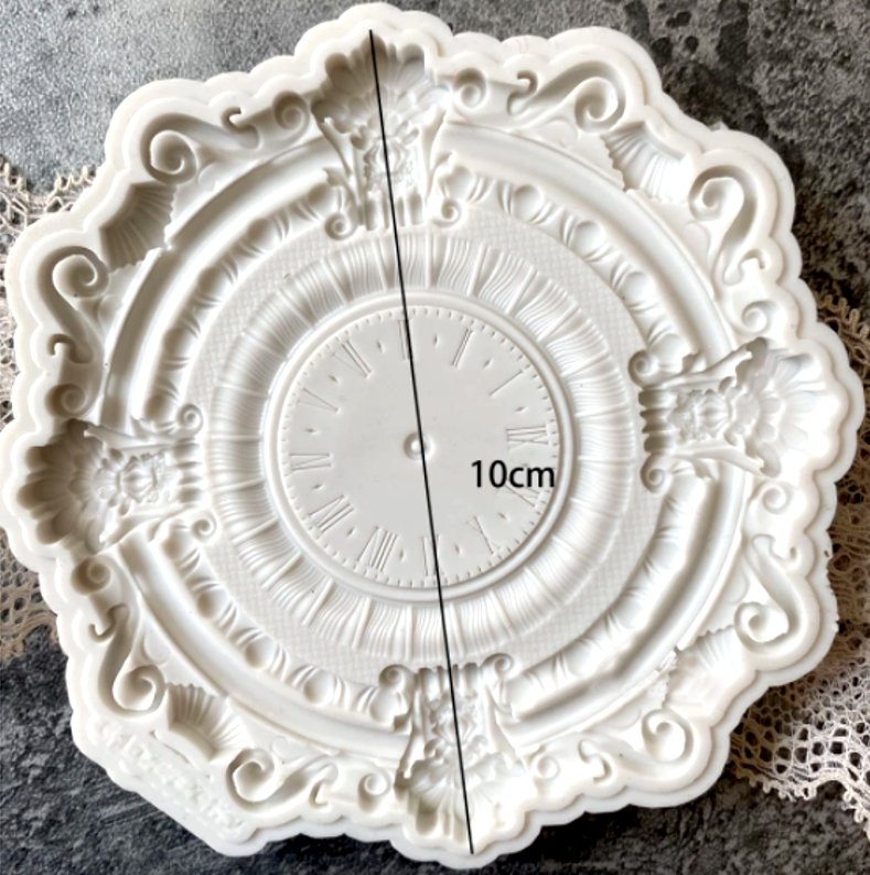Silikonform - Flower clock - Bastelschachtel