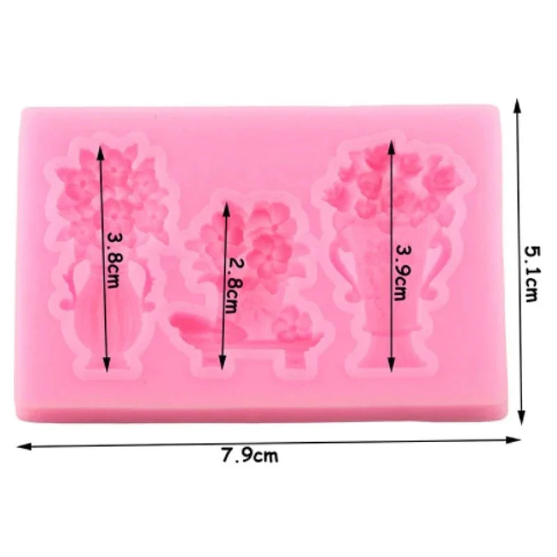 Silikonform - Flower vase - Bastelschachtel