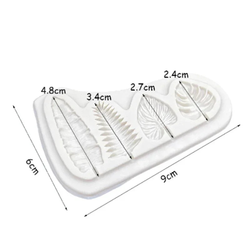 Silikonform - Four leaves - Bastelschachtel