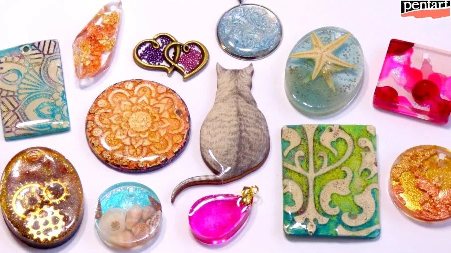 Silikonform für Resin - Quadrat klein, 5 Stück - Bastelschachtel