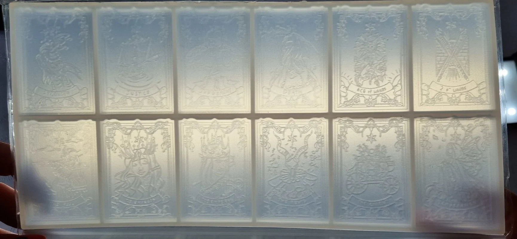 Silikonform für Resin - Tarot Karten - Bastelschachtel