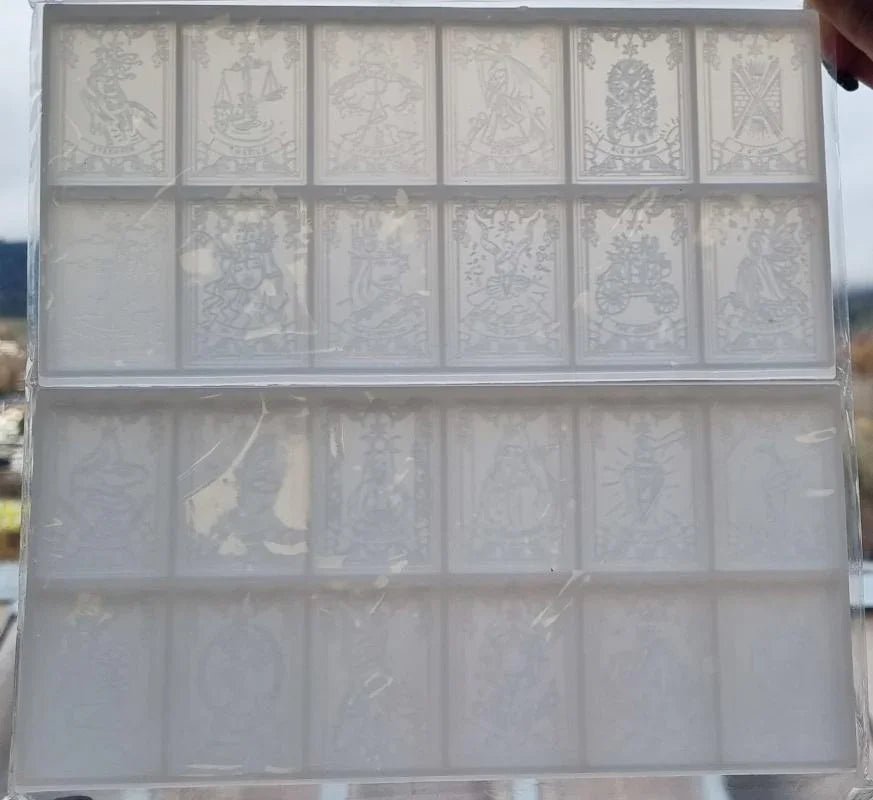 Silikonform für Resin - Tarot Karten - Bastelschachtel