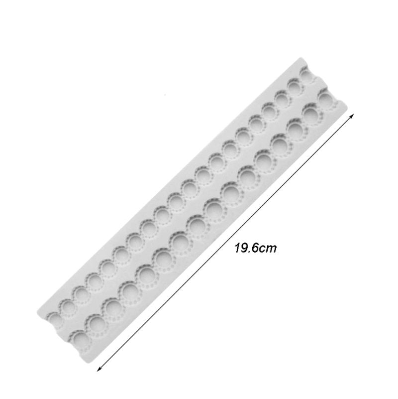 Silikonform - Gemstone border - Bastelschachtel