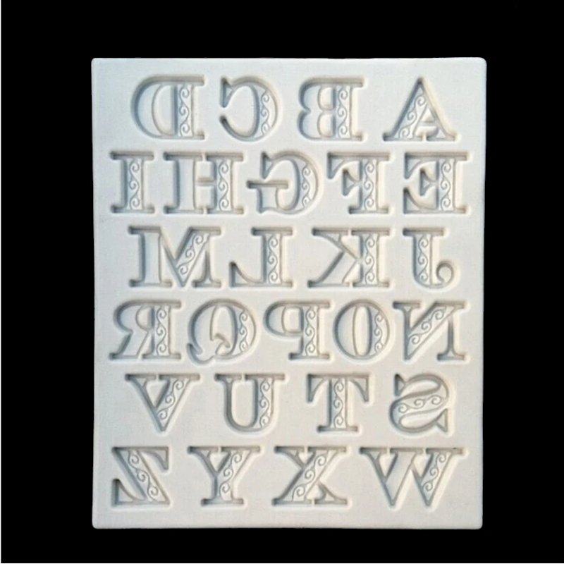 Silikonform - Letters - Bastelschachtel