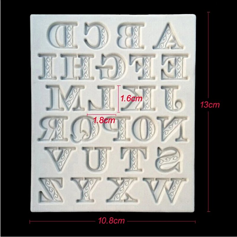 Silikonform - Letters - Bastelschachtel
