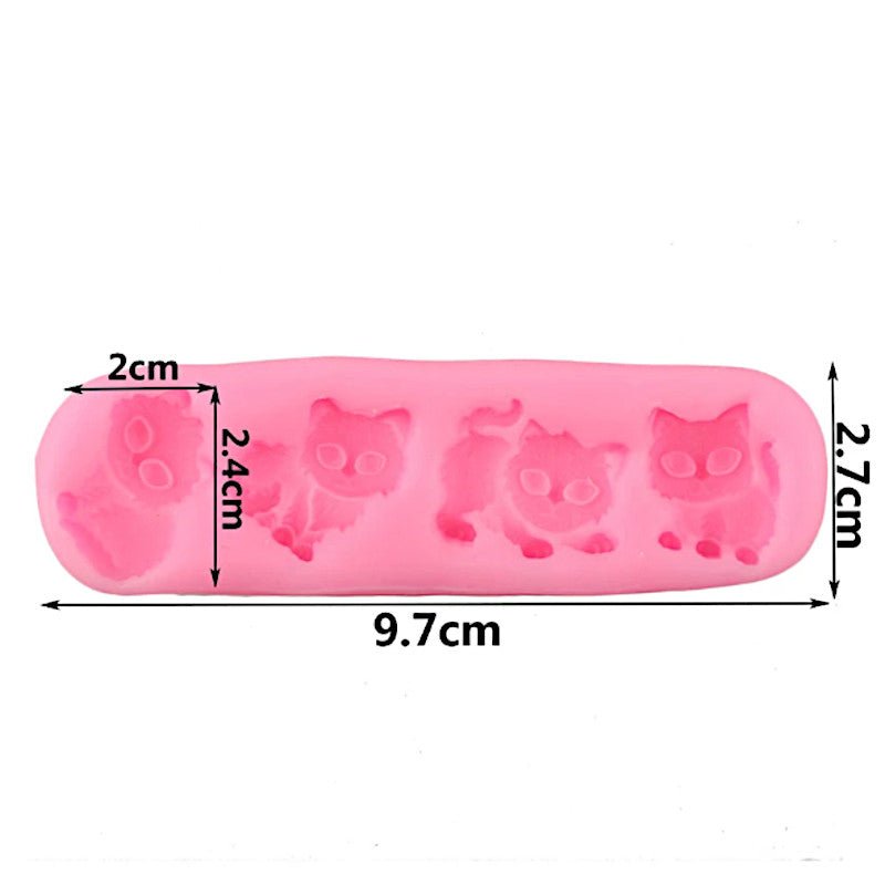 Silikonform - Lovely cats - Bastelschachtel