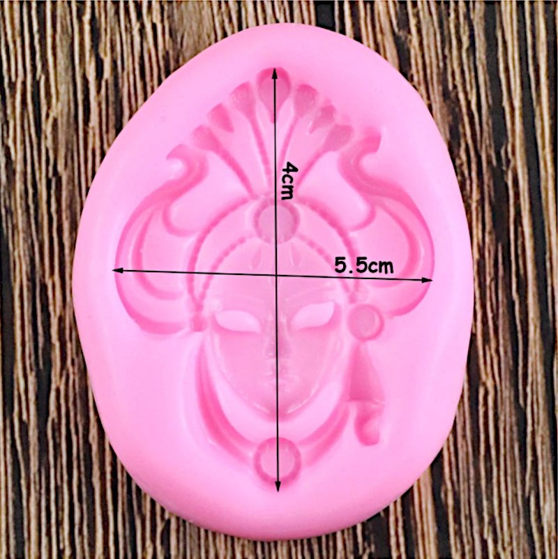 Silikonform - Maske - Bastelschachtel