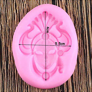 Silikonform - Maske - Bastelschachtel - Silikonform - Maske