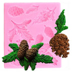 Silikonform - Pine branches - Bastelschachtel