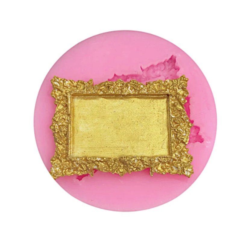 Silikonform - Rahmen eckig - Bastelschachtel