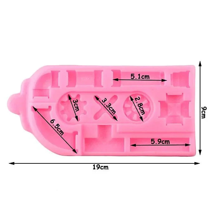 Silikonform - Rusty pipes - Bastelschachtel