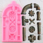 Silikonform - Rusty pipes - Bastelschachtel