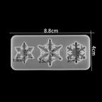 Silikonform - Schneeflocken klein - Bastelschachtel