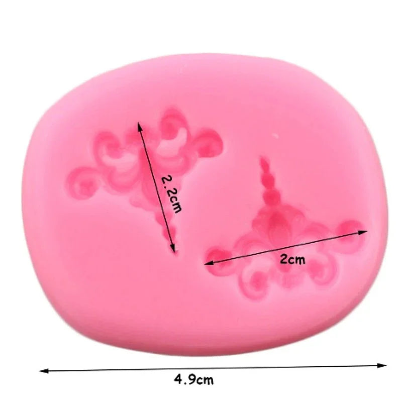 Silikonform - Scrolled ornament - Bastelschachtel