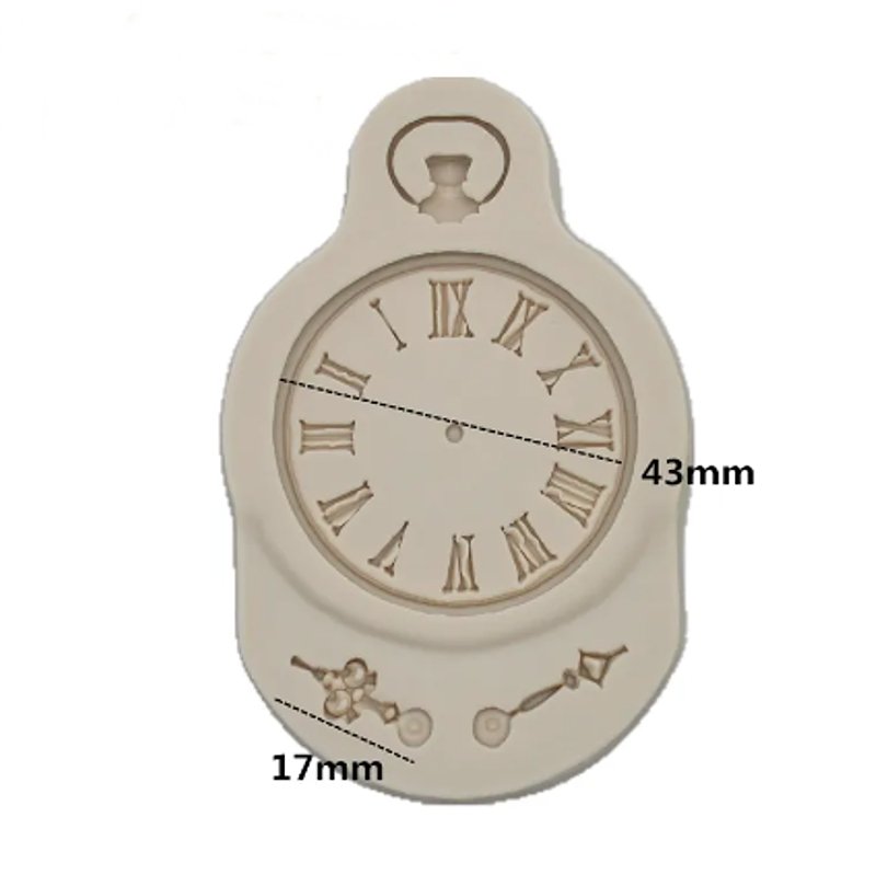 Silikonform - Pocket watch - Bastelschachtel - Silikonform - Pocket watch