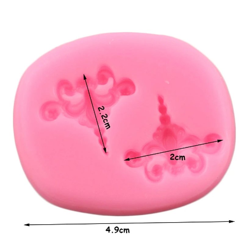 Silikonform - Scrolled ornament - Bastelschachtel - Silikonform - Scrolled ornament