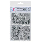 Silikonstempel - 10,5x15cm - Nothing is as precious as time - Bastelschachtel