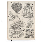 Silikonstempel - 15x20cm - December night - Bastelschachtel