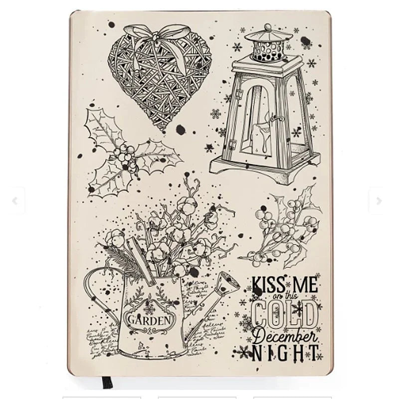 Silikonstempel - 15x20cm - December night - Bastelschachtel