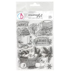 Silikonstempel - 15x20cm - Pick your own apple - Bastelschachtel