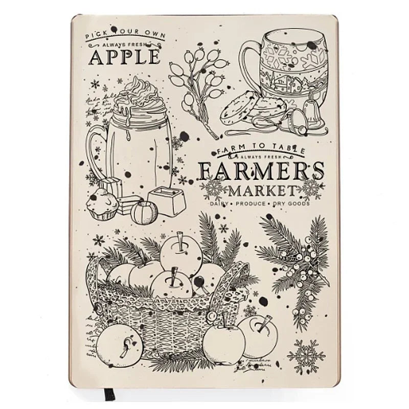 Silikonstempel - 15x20cm - Pick your own apple - Bastelschachtel