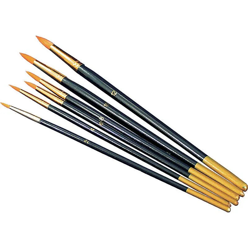 Spitzige Pinsel Set 6teilig - Bastelschachtel