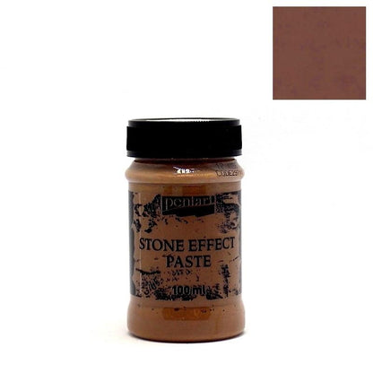 Pentart Steinpaste 100ml - brauner Granit - Bastelschachtel - Pentart Steinpaste 100ml - brauner Granit