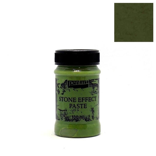 Pentart Steinpaste 100ml - grüner Granit - Bastelschachtel - Pentart Steinpaste 100ml - grüner Granit